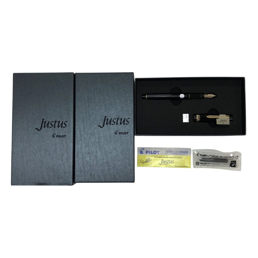 パイロット 万年筆 Justus95 ペン先14K FJ-3MR-SB-F ブラック PILOT【AFB53】