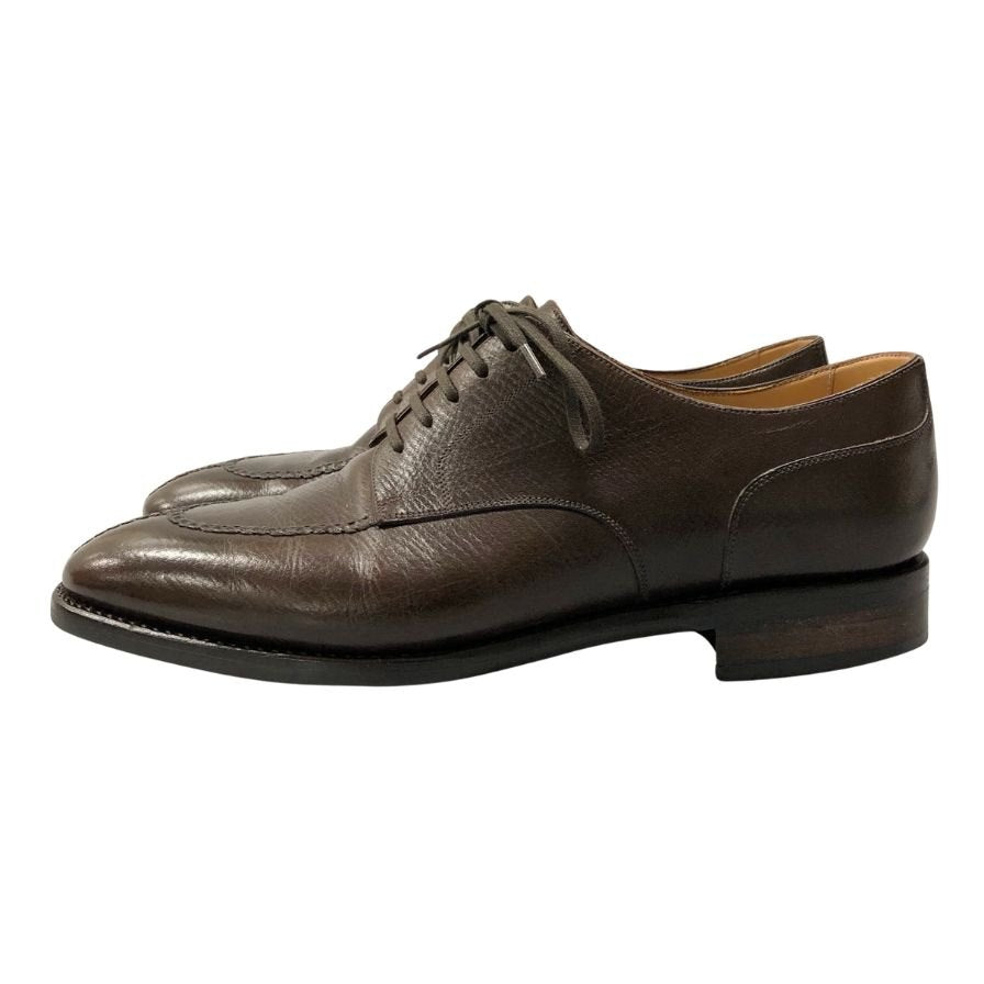 ティーエルビー マヨルカ レザーシューズ Uチップ グレインレザー ブラウン メンズ サイズ6 TLB mallorca マヨルカ 約24.5cm【AFC41】