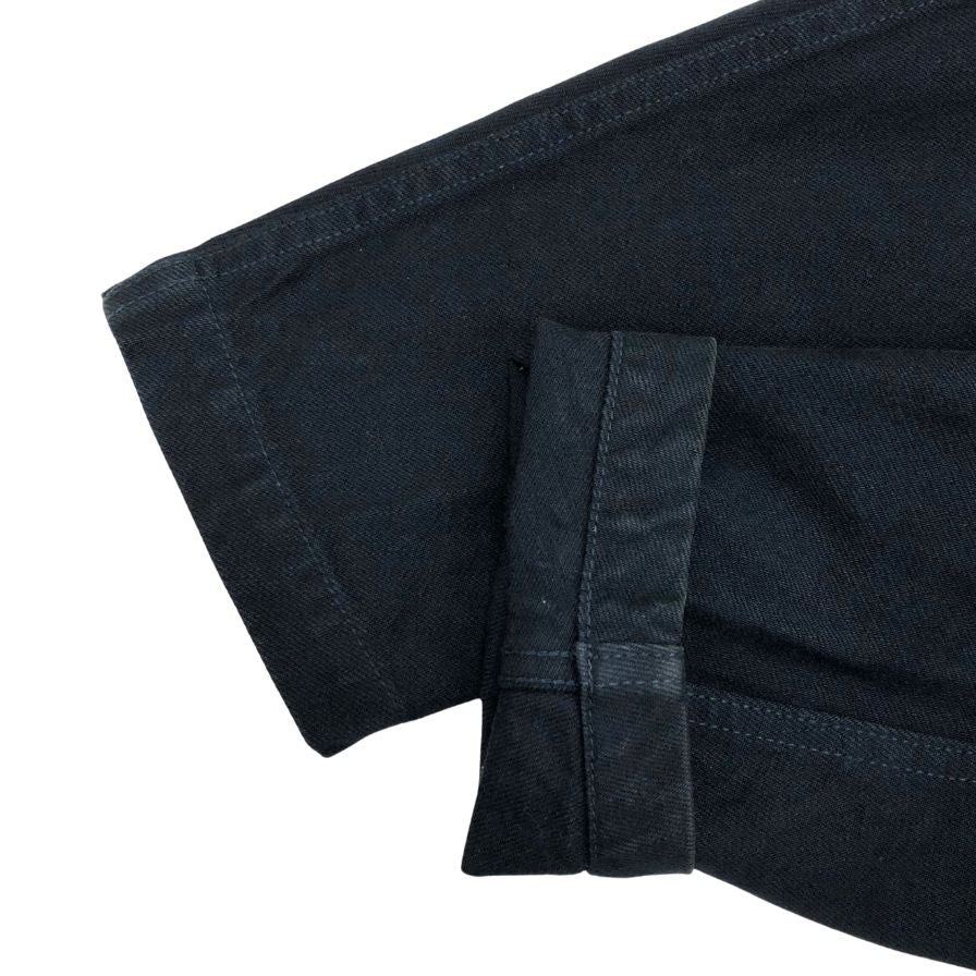中古◆ヴィズヴィム ビズビム FLUXUS DENIM ジャケット カバーオール メンズ ブラック サイズM visvim 【AFB41】