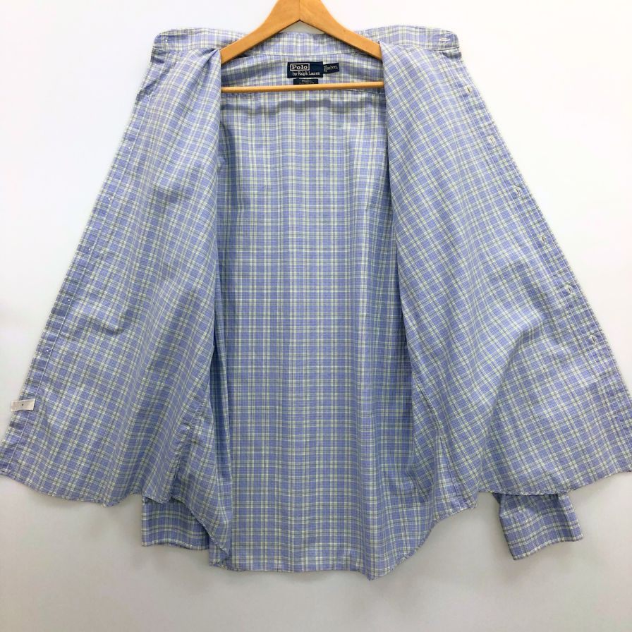 美品◆ポロ ラルフローレン 長袖シャツ チェック メンズ サイズXXL POLO RALPH LAUREN 【AFB17】