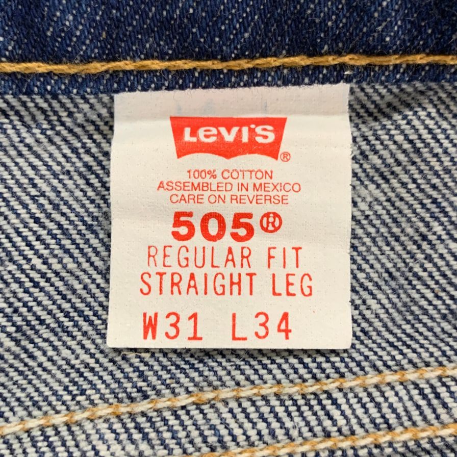 リーバイス デニム 505 94年製 インディゴ メンズ サイズ W31 L34 LEVI’S 【AFB26】