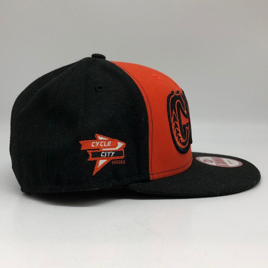 キャップ ニューエラ 9フィフティー/サイクルシティハワイ オレンジ/ブラック NEW ERA 9 FIFTY Cycle City Hawaii【AFI20】