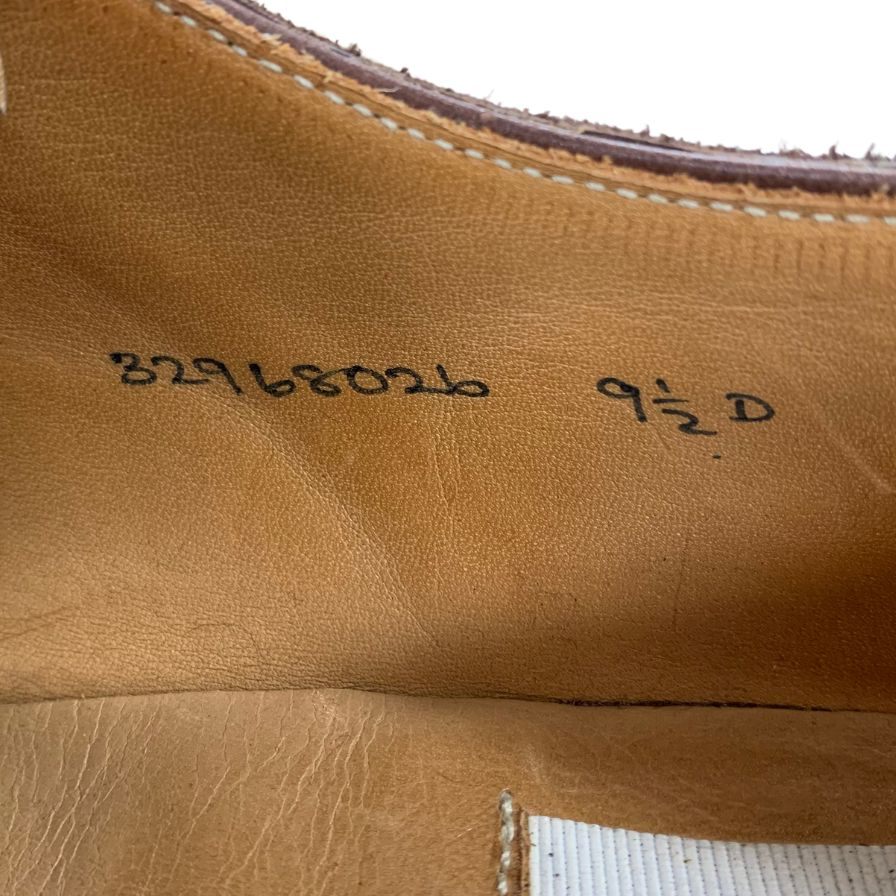 ブラックフリース ブルックスブラザーズ サドルシューズ コードバン スエード サイズ9.5 ブラウン BLACK FLEECE ビジネスシューズ 約28.0cm【LA】【中古】
