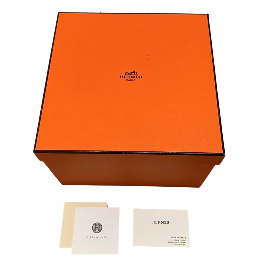 エルメス シエスタ ポット 花柄 ホワイト HERMES【AFI28】【中古】