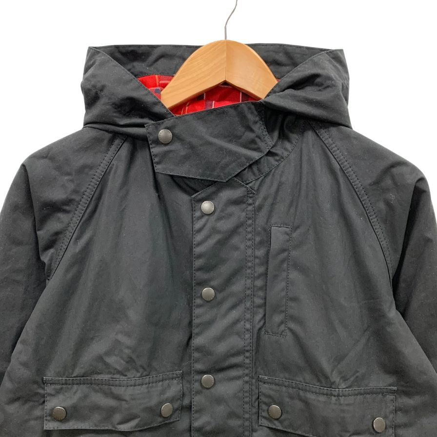 美品◆バブアー ジャケット 1702236 スペイ フード オイルド コットン100% ブラック系 サイズ10 レディース Barbour 【AFB6】