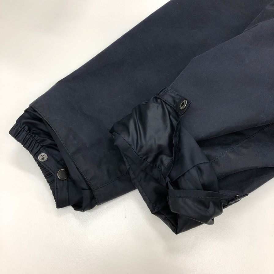 美品◆バブアー ジャケット ビューフォート SL ワックス コットン 3ワラント ネイビー メンズ サイズ42 Barbour 【AFA13】
