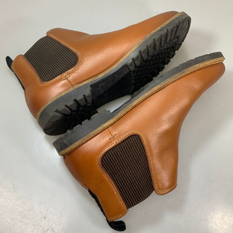 コールハーン サイドゴアブーツ カーフ メンズ ブラウン サイズ7 COLE HAAN 約24.5cm【AFC46】
