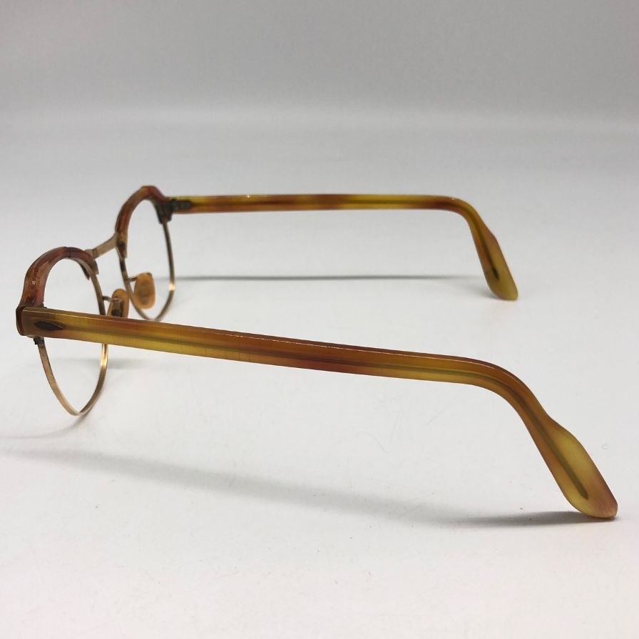 レイバン メガネ 1/10 12K GF 金 メンズ 茶色系 Ray-Ban B&L【AFI19】