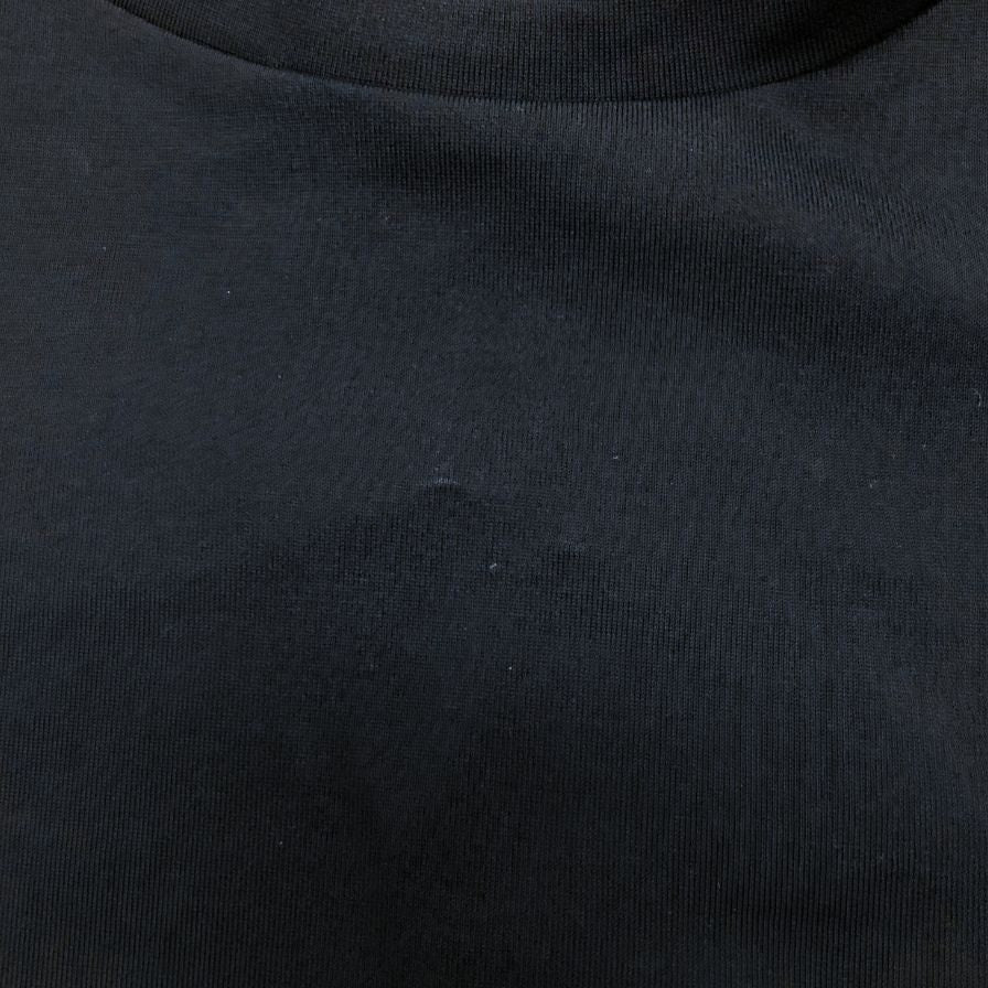 新品同様◆ヘルノ Tシャツ 切替し ナイロン ブラック レディース サイズ40 HERNO 【AFB25】