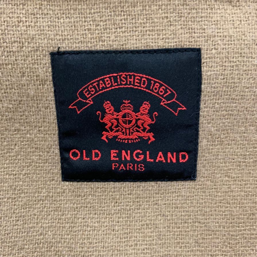美品◆オールドイングランド ダッフルコート ウール ベージュ サイズ8 OLD ENGLAND 【AFA15】
