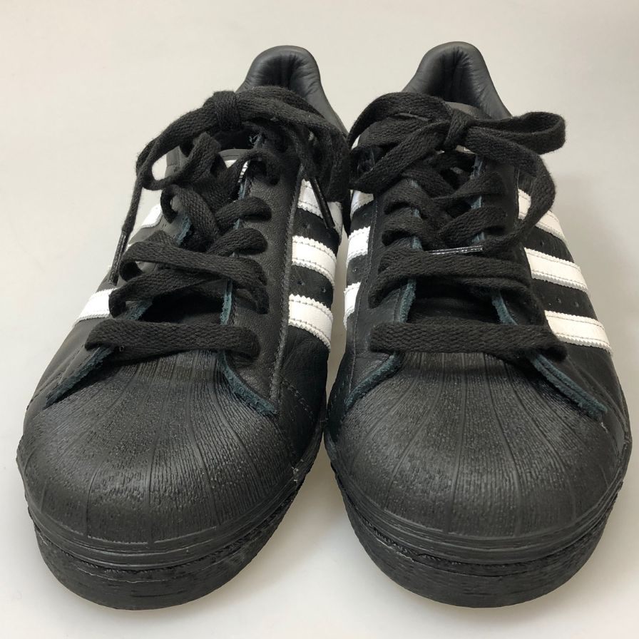 アディダス ローカットスニーカー スーパースター 82 ブラック メンズ 27㎝ JI2026 ADIDAS 約27.0cm【AFC43】