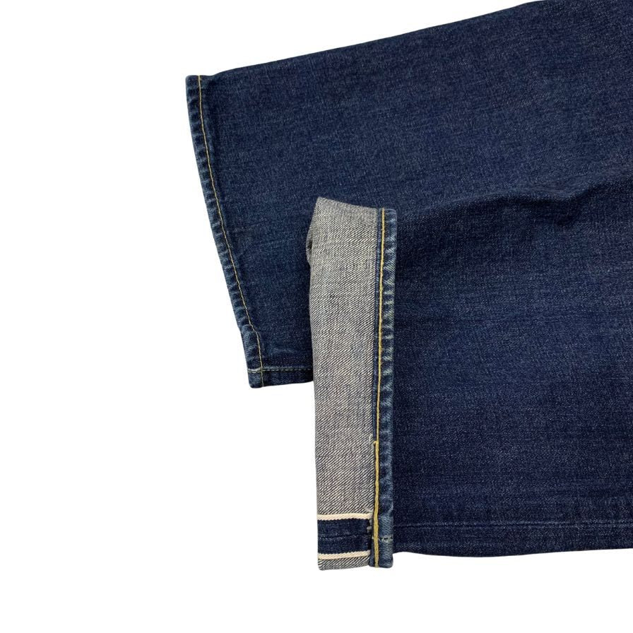 アットラスト デニムパンツ シンチバック セルビッジ LOT147 インディゴ サイズ32 メンズ ATLAST&CO 【AFB30】