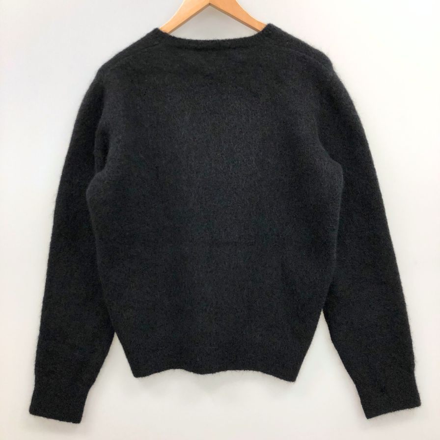 極美品◆ディースクエアード ニット トップス ロゴプレート レディース サイズL ブラック DSQUARED2 【AFB19】