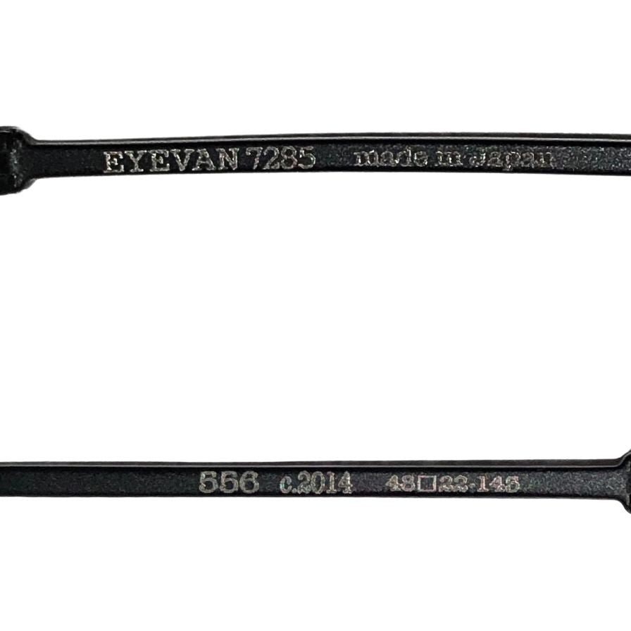 アイヴァン メガネ フレーム 556 c 2014 ブラック ユニセックス EYEVAN 7285【AFI15】