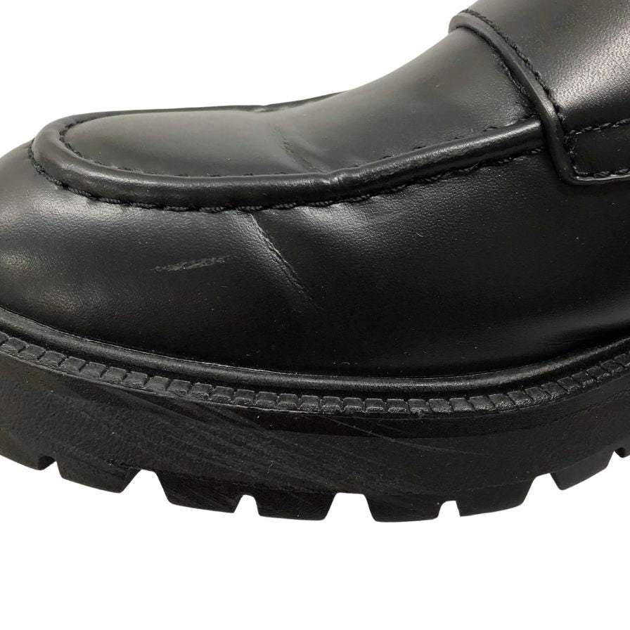 ザラ トラックソール ローファー 42サイズ ブラック ZARA 約26.5cm【AFC46】