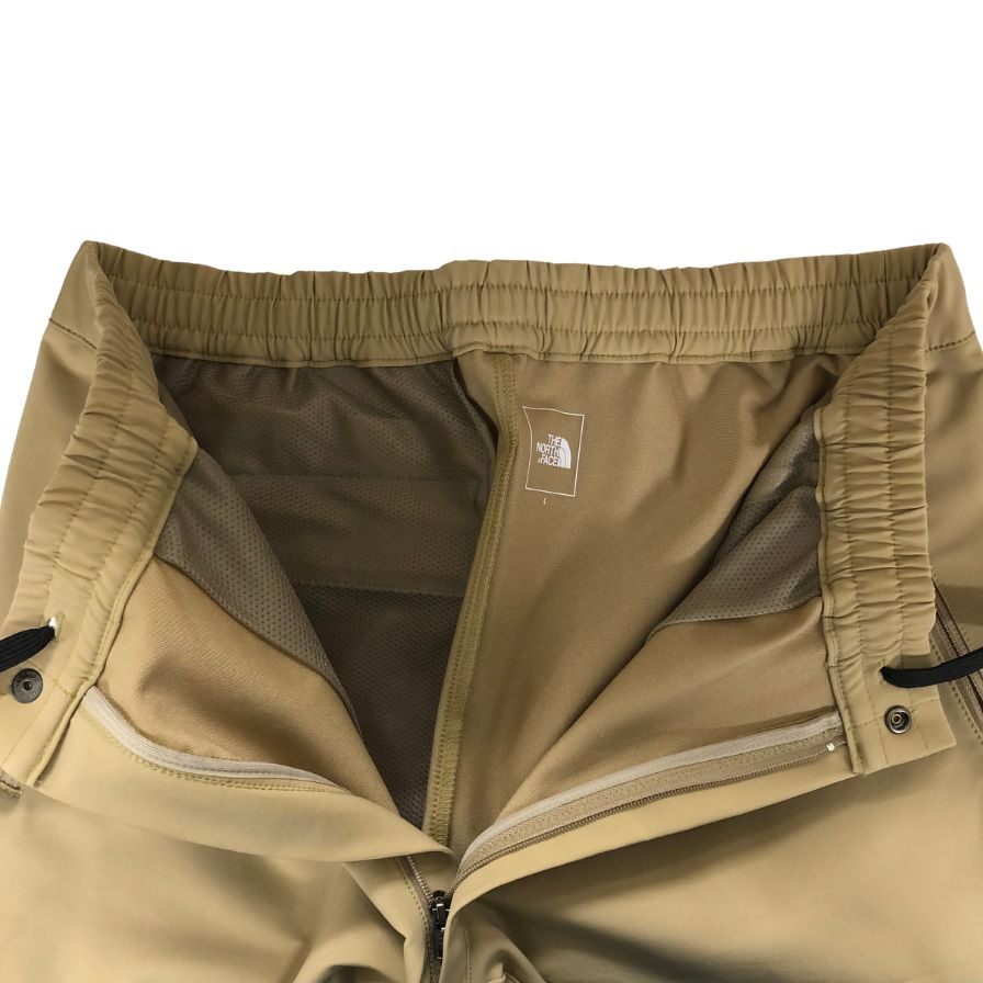 極美品◆ザ ノースフェイス ナイロンパンツ アルパインライトパンツ NB32301 ナイロン ベージュ サイズL メンズ THE NORTH FACE 【AFB28】