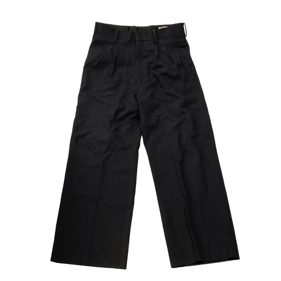 オーラリー ハードツイスト スラックス 24SS メンズ サイズ3 ネイビー ウール ドビー AURALEE 【AFB12】
