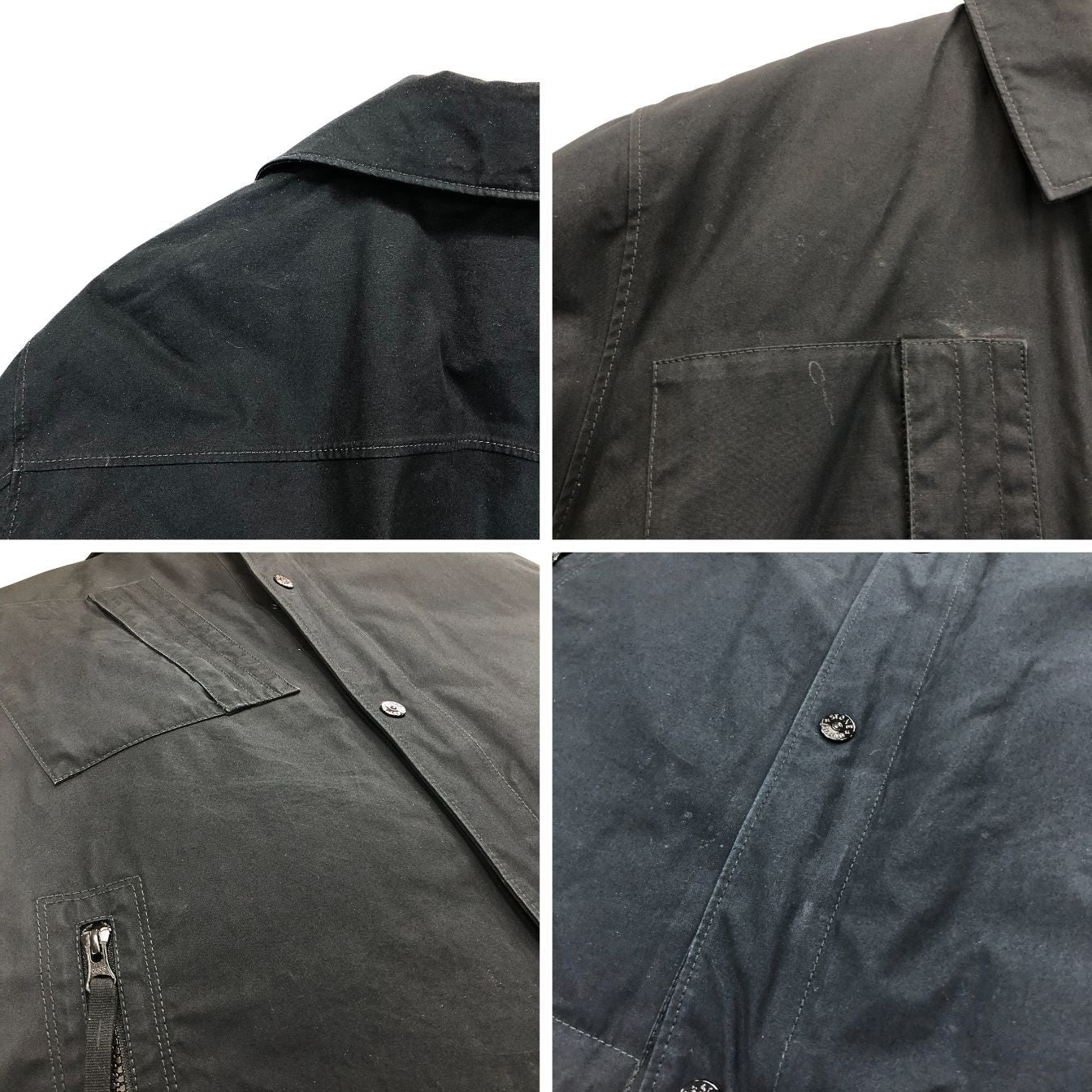 美品◆ストーンアイランド ゴースト ダウンジャケット ブラック メンズ サイズM Stone Island 【AFA3】