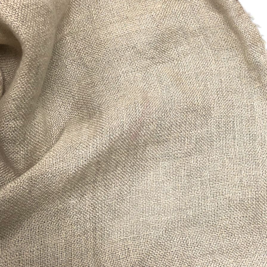 アソースメレ 大判ストール ショール リネン ベージュ ユニセックス ASAUCE MELER【AFI21】