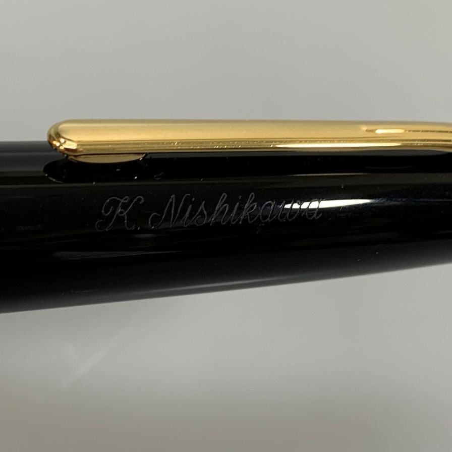 モンブラン マイスターシュテュック 4810 ペン先Au585 ブラック ゴールド MONTBLANC MEISTERSTUCK【AFI4】