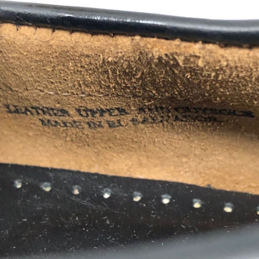 ジーエイチバス ローファー ウィージャンズ ラーソン サイズ7.5 メンズ ブラック ホワイト G.H.Bass&Co. WEEJUNS LARSON ローファー 約26.0cm【LA】【中古】