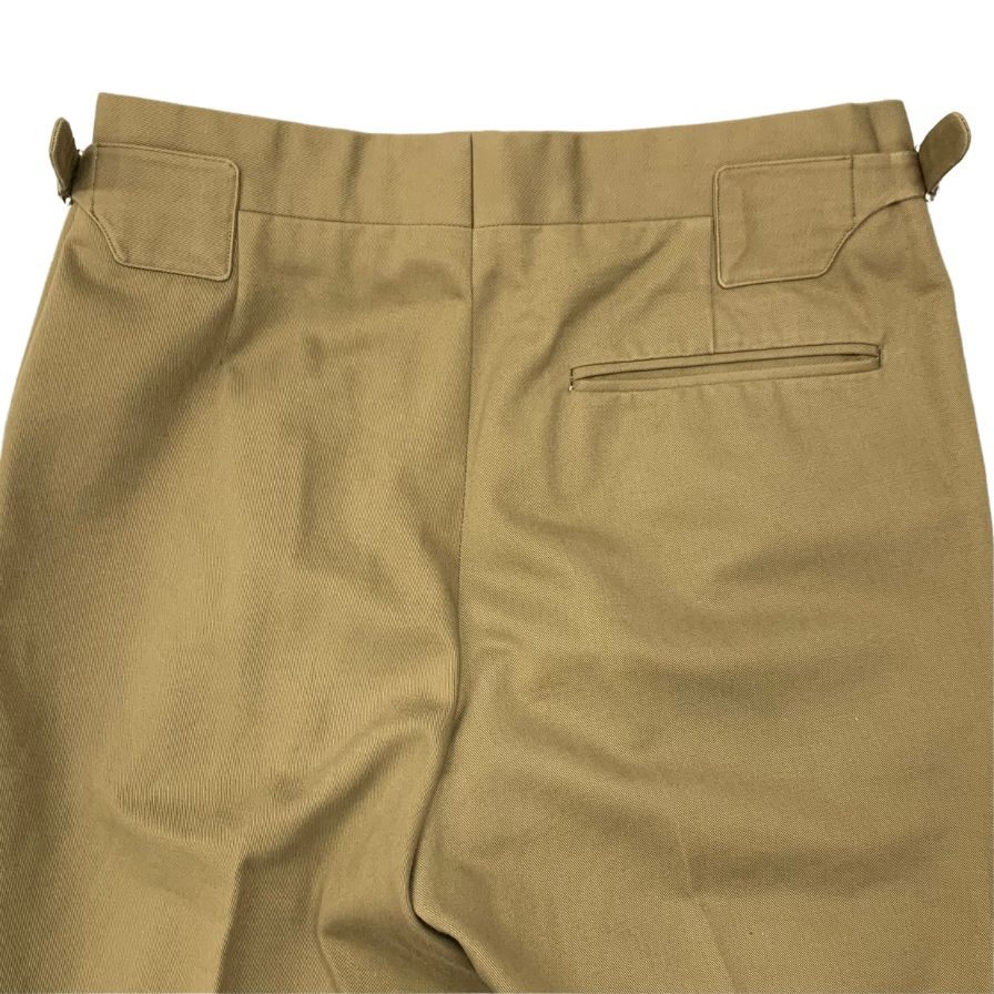 イガラシトラウザーズ ビームスF別注 ツ-インプリーツ コットンパンツ カーキ サイズ44 メンズ 五十嵐 IGARASHI TROUSERS BEAMS 【AFB30】