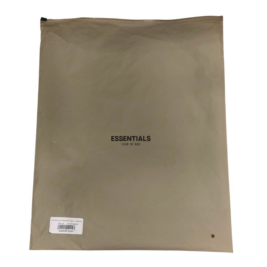 新品同様◆フィアオブゴッド エッセンシャルズ ハーフジップ パーカー メンズ サイズS ブラック Fear of God ESSENTIALS 【AFB23】