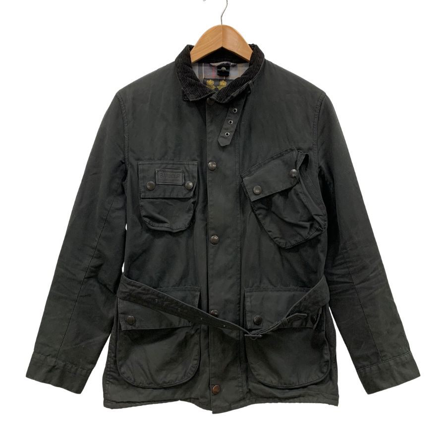 美品◆バブアー BEAMS F別注 ジャケット インターナショナル ブラック サイズ38 メンズ Barbour 【AFA11】