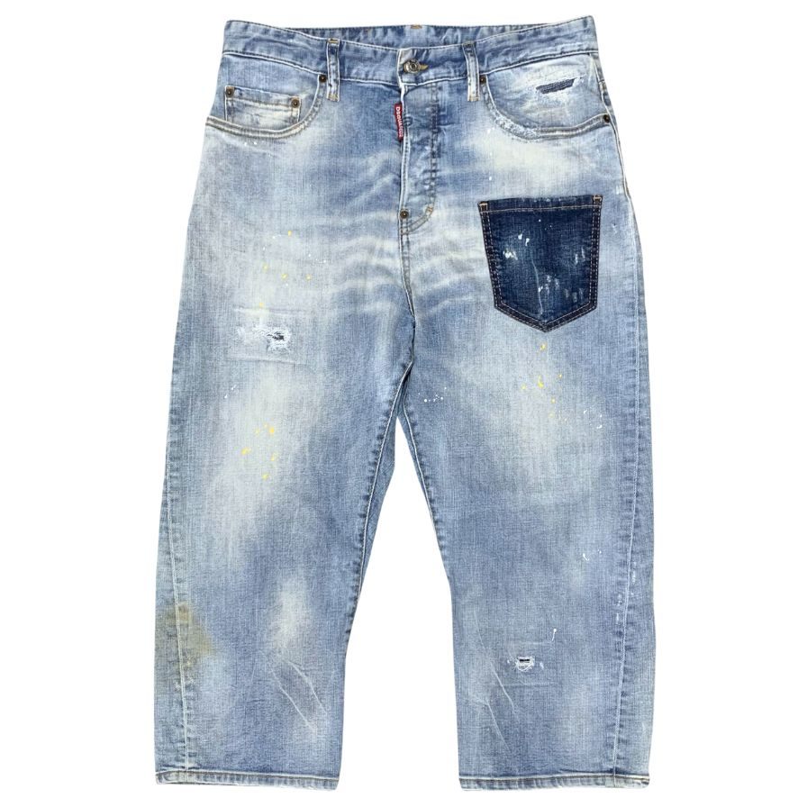 ディースクエアード デニムパンツ S75LB0513 コットン サイズ42 レディース インディゴ DSQUARED2 【AFB32】