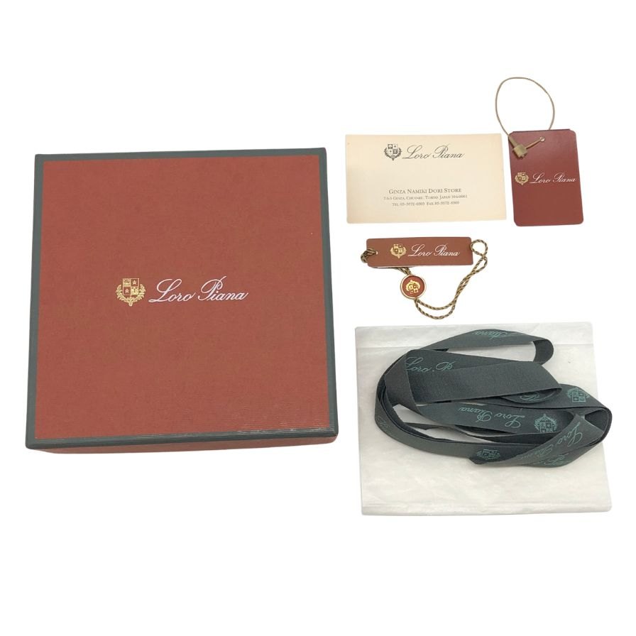 ロロ ピアーナ カシミヤ ニット 手袋 ブラウン Loro Piana