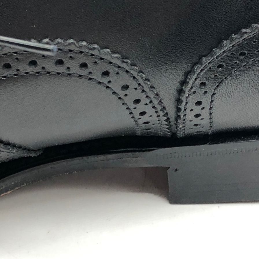 アルフレッド サージェント レザーシューズ ウィングチップ ブラック メンズ サイズ7 Alfred Sargent 約25.5cm【AFD8】