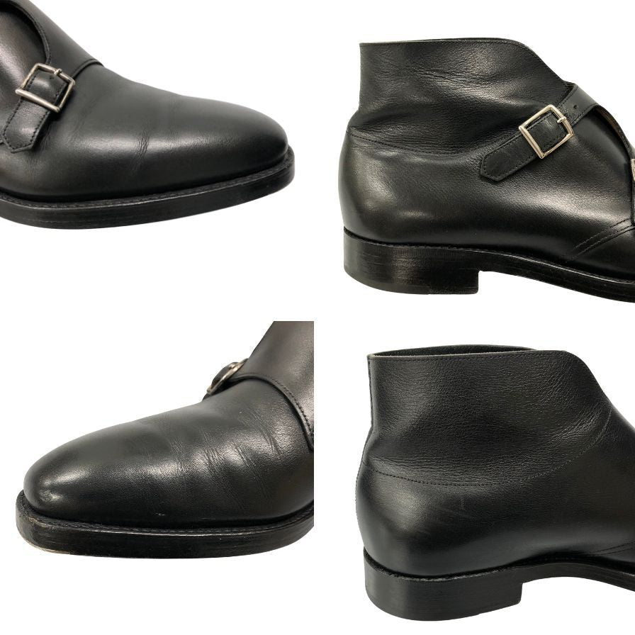 ジョンロブ レザーブーツシューズ デビー ダブルストラップ カーフ ブラック UK7.5相 メンズ JOHN LOBB ブーツ 約26.0cm【LA】【中古】