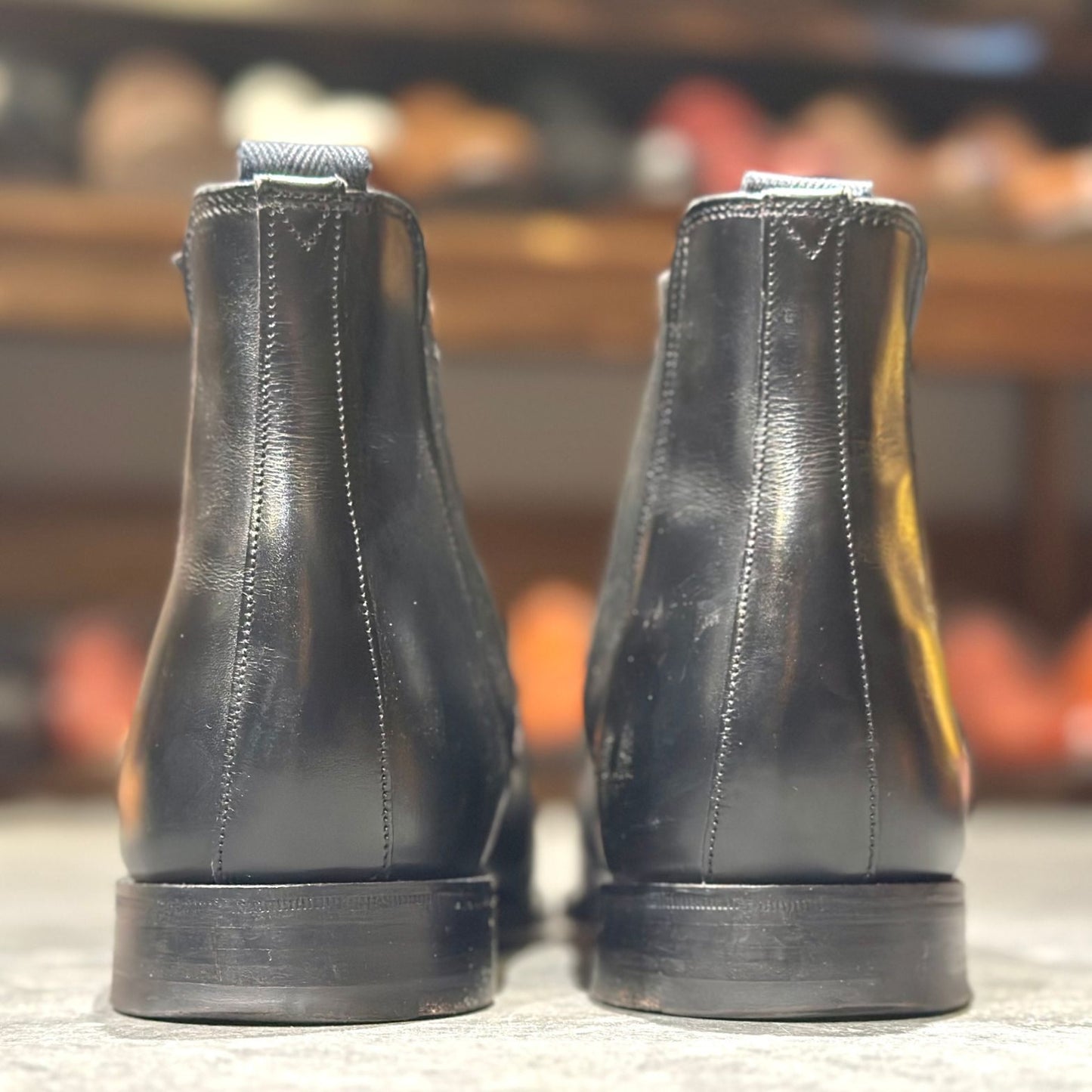 ロイドフットウェア サイドゴアブーツ M7242 ブラック サイズUK8 Lloyd Footwear ブーツ 約26.5cm【LA】【中古】