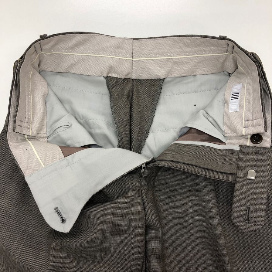 スーツセレクト アジャスター付きスラックス SSG2155 グレー ウエストサイズ79cm メンズ SUIT SELECT 【AFB33】