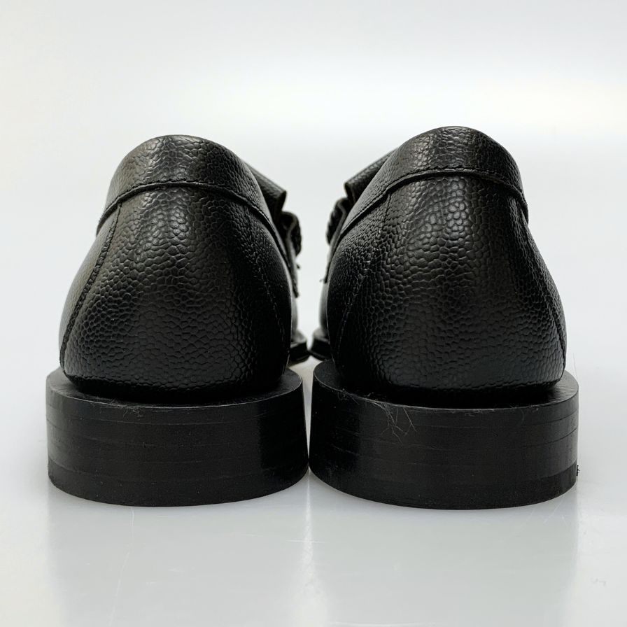 ジーエイチバス ローファー ウィージャンズ シボレザー フリンジ サイズ9 メンズ ブラック G.H.Bass&Co. WEEJUNS Layton ローファー 約28.0cm【LA】【中古】