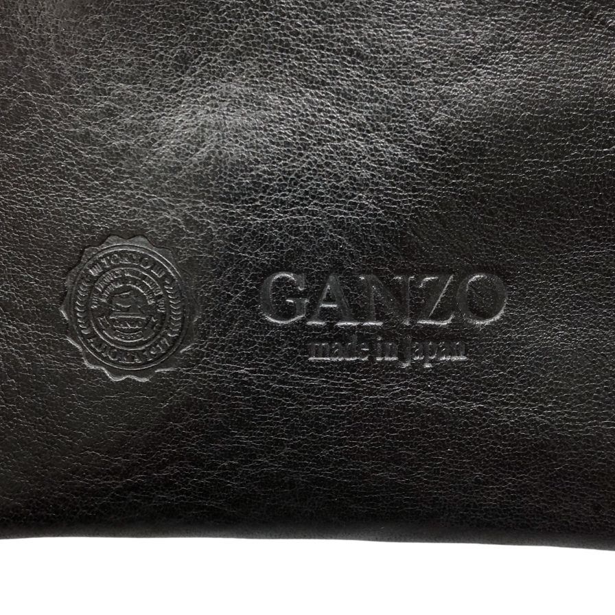 ガンゾ レザー コインケース 小銭入れ メンズ ブラック 黒 GANZO【AFI18】