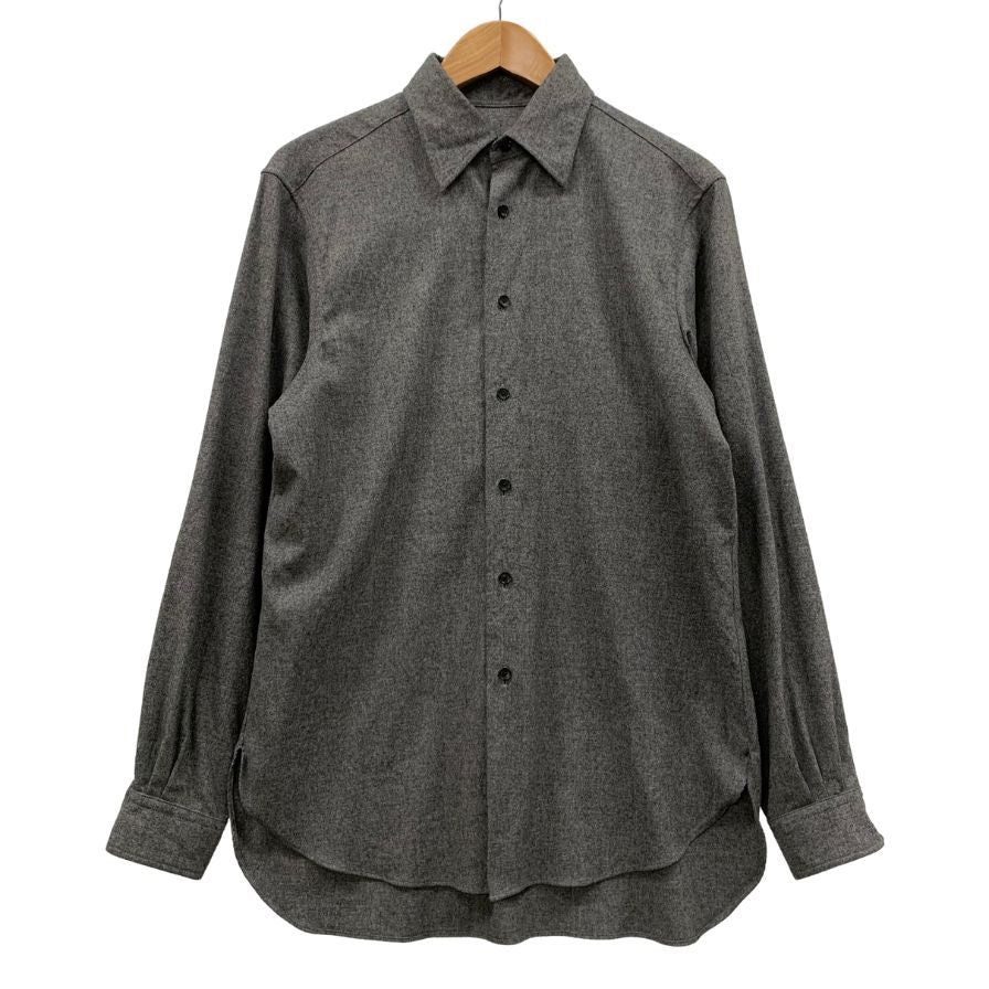 極美品◆シンヤ 長袖シャツ ウール70% ブルーフォックス30% サイズ3 メンズ SHINYA 【AFB4】