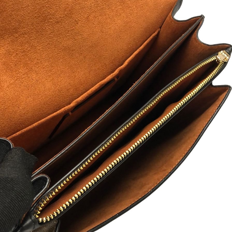 コーチ クロスボディバッグ クレア シグネチャー レディース ブラック×ベージュ COACH【AFE12】
