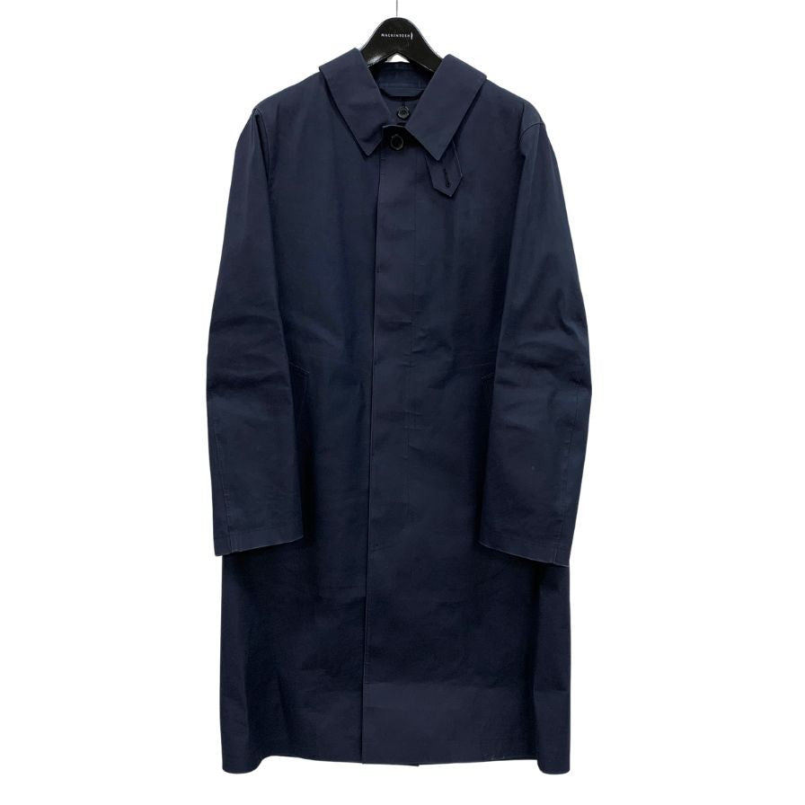 マッキントッシュ ステンカラーコート ダンケルド ゴム引き コットン サイズ36 メンズ ブラック MACKINTOSH【LA】