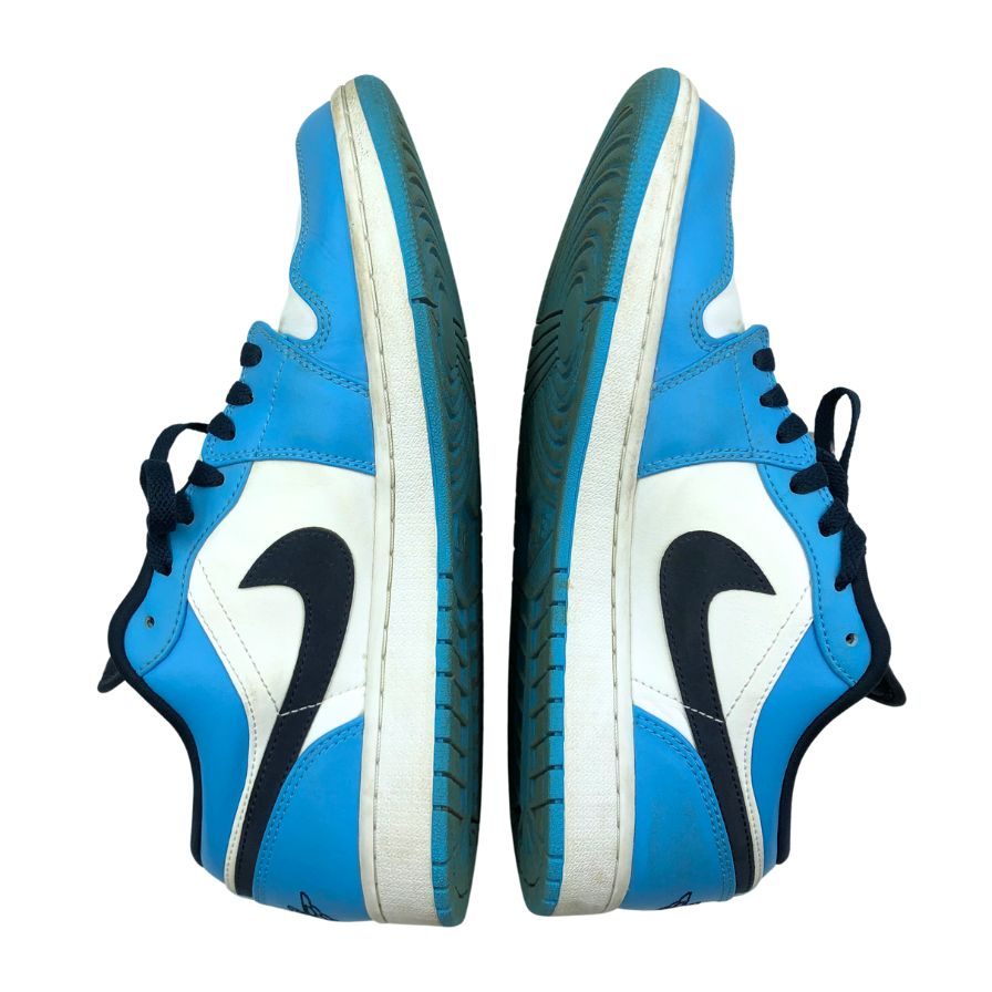 ナイキ ローカットスニーカー エアジョーダン ワン ロー ブルー メンズ サイズ28cm 553558-144 Nike Air Jordan 1 Low 約28.0cm【AFC46】