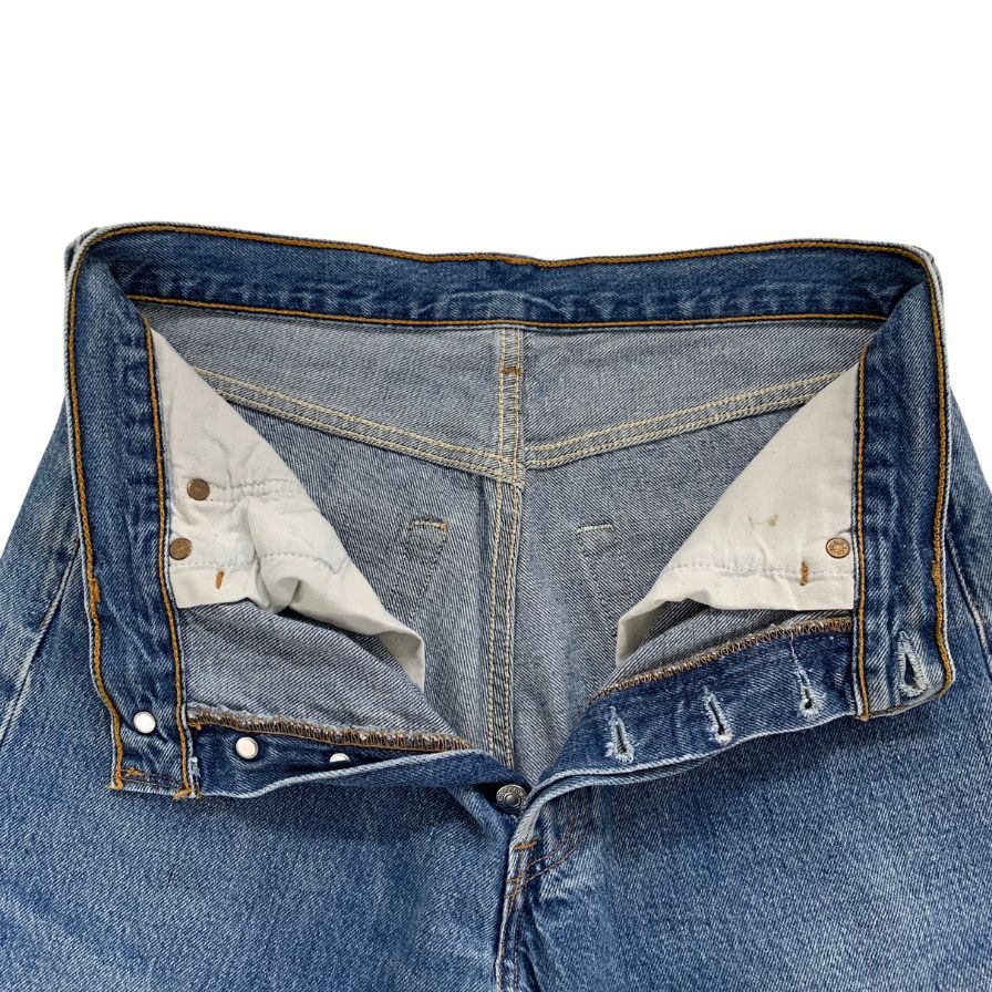 リーバイス デニム 501 90年代 USA製 ボタン裏653 インディゴ メンズ サイズ W32 L34 LEVI’S 【AFB4】