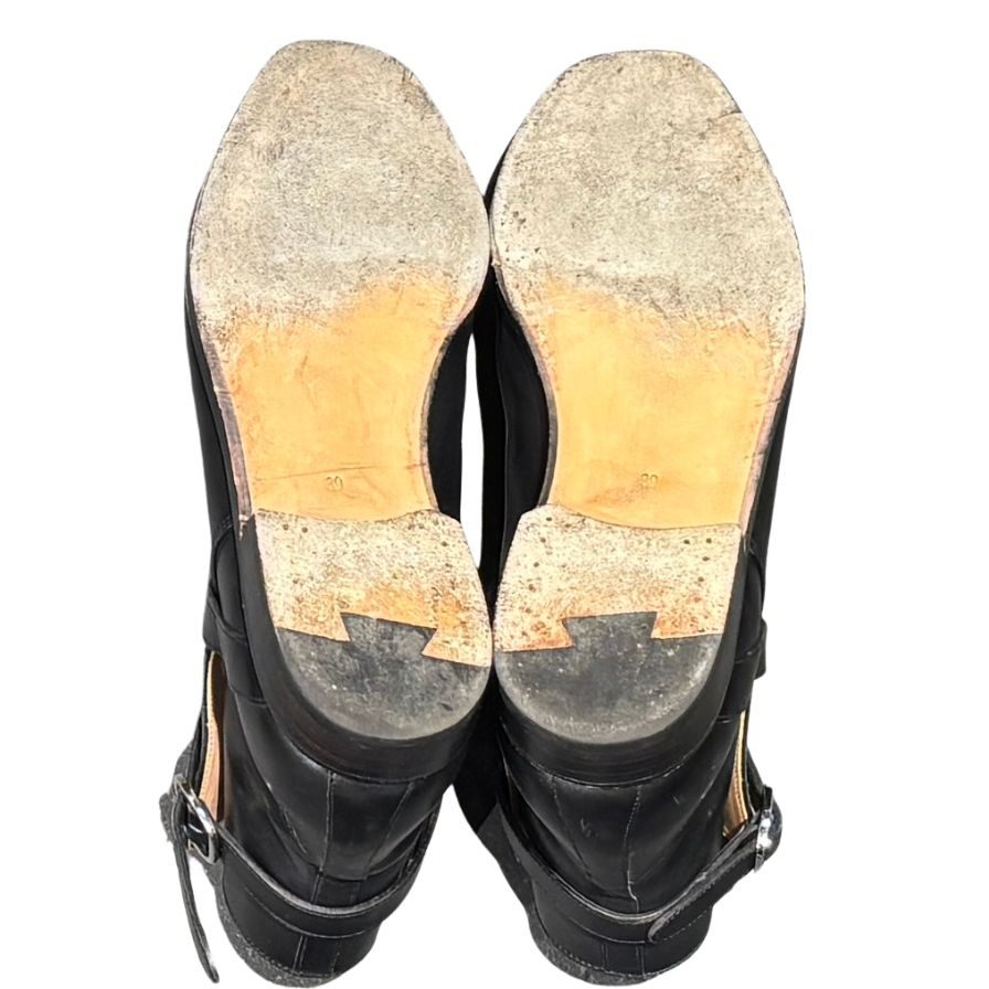 フラテッリ ジャコメッティ ジョッパーブーツ FG337 カーフ ブラック サイズ39 メンズ F.LLI GIACOMETTI ブーツ 約24.0cm【LA】【中古】