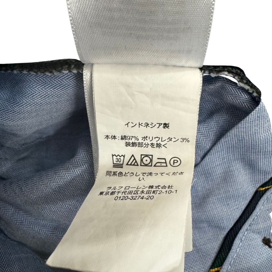 ポロ ラルフローレン チノパンツ ストレッチスリムフィット グレー メンズ サイズ 29/32 POLO RALPH LAUREN 【AFB1】