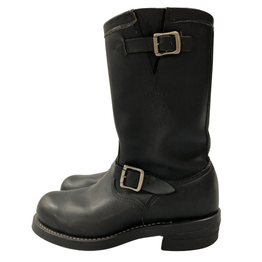 チペワ エンジニアブーツ 27863 スチールトゥ サイズ9E ブラック メンズ CHIPPEWA 約27.5cm【AFC34】