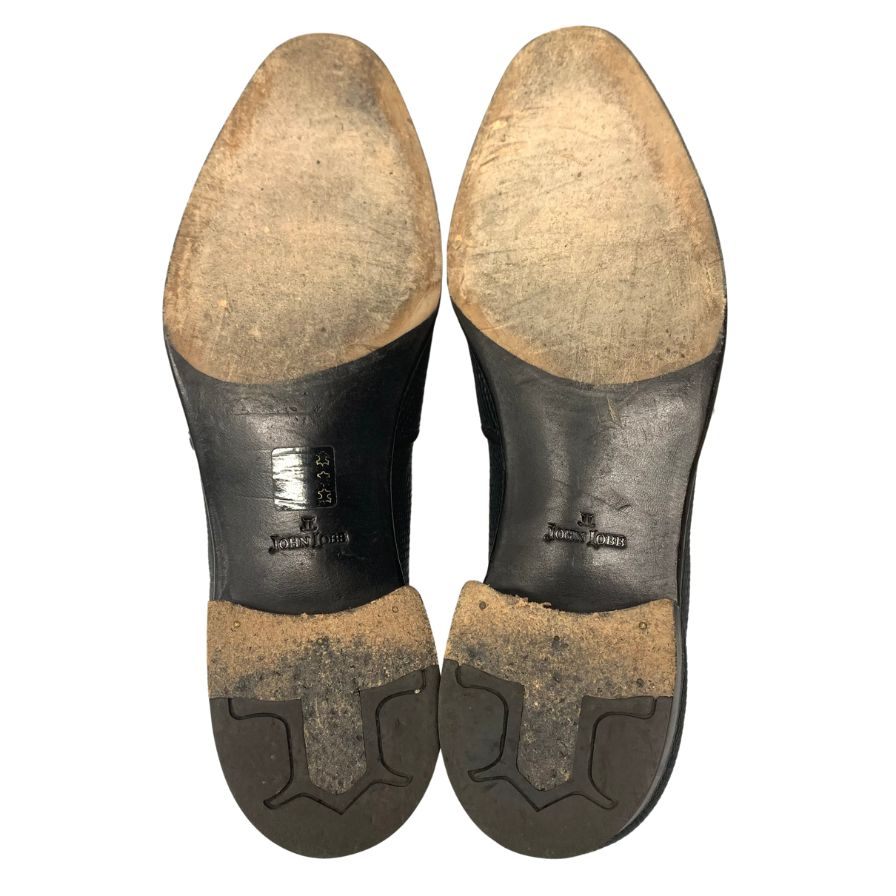 美品◆ジョンロブ エドワード ブーツ リザード ブラック サイズ不明 メンズ JOHN LOBB EDWARD【AFC40】