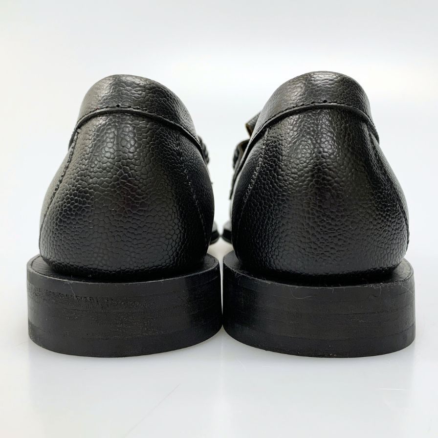 ジーエイチバス ローファー ウィージャンズ シボレザー フリンジ サイズ10.5 メンズ ブラック G.H.Bass&Co. WEEJUNS Layton ローファー 約29.0cm【LA】【中古】