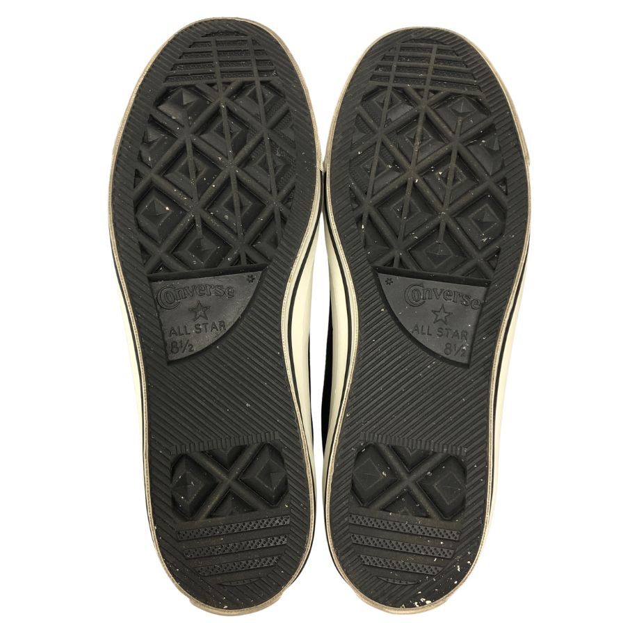 コンバース オールスター ローカットレザースニーカー ゴアテックス ブラック サイズ27㎝ メンズ CONVERSE REACT 約27.0cm【AFD15】