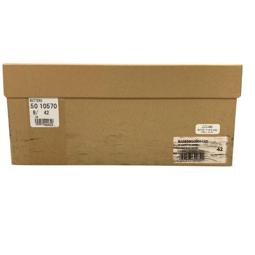 ブッテロ ブーツ B10570 スエード サイズ42 ブラック BUTTERO 約26.5cm【AFD12】