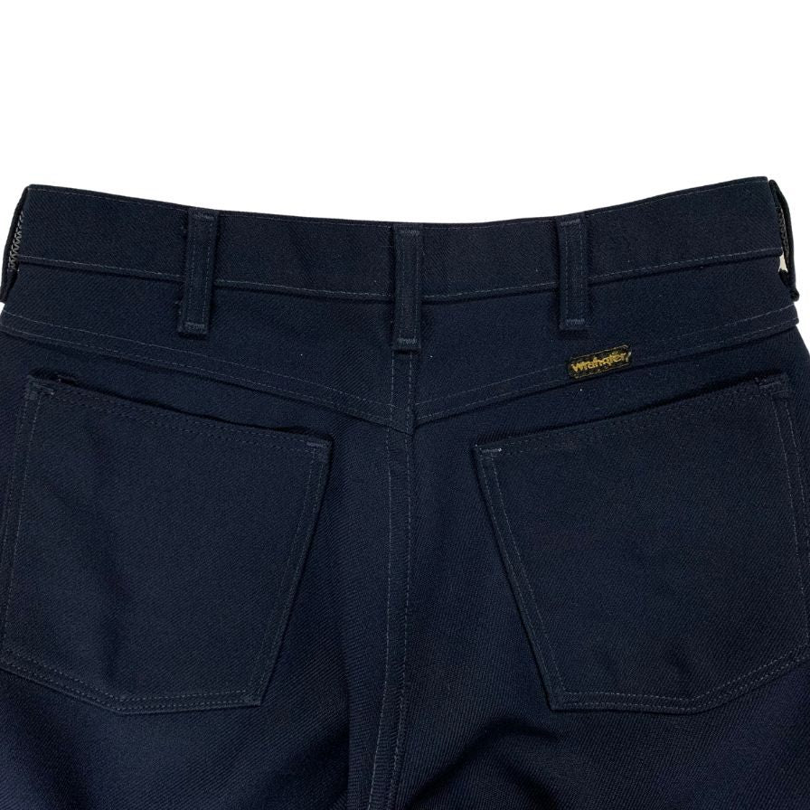 ラングラー スラックス USA製 ネイビー メンズ W32 L31 Wrangler 【AFB39】