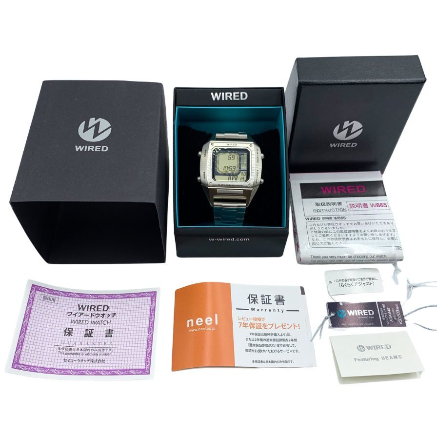セイコー 腕時計 クオーツ WIRED ソリディティ AGAM401 電子 メンズ シルバー SEIKO【AFI21】